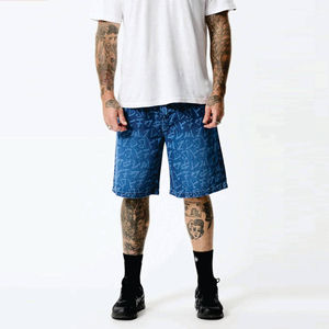 Pantalones Cortos de Polo de Cuero Estampados Deportivos Casuales de Verano para Hombre, Talla Grande, Personalizados, de Algodón 100% Pesado, Estilo Urbano - Product Image 5