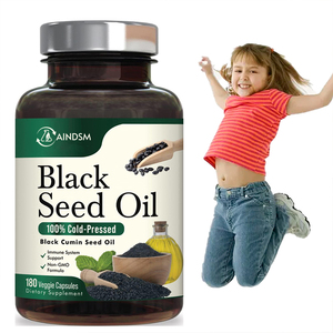 Cápsulas de Aceite de Semilla Negra para el Sistema Inmunológico Vegetariano Adulto, para Cabello, Piel y Articulaciones - Marca Personalizable, Certificado HACCP - Product Image 1