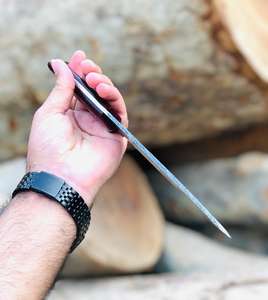 High-end Damascus Hunting Knife With Custom Hand Forged Premium Quality Damascus <b>Steel</b> Knife Best Design Customizable Handle - Product Image 3