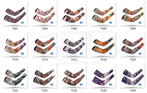 Mangas de Ciclismo con Estampado por Transferencia Térmica, Protección UV, Diseño de Tatuaje de Brazo Completo, Unisex, Talla Adulto, Servicio OEM Personalizado, Reversibles, 100% Poliéster - Product Image 6