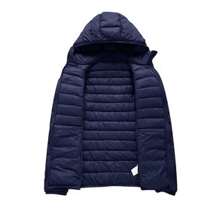 Veste matelassée en polyester pour femme, manteau d'hiver, fermeture éclair, manches longues, vêtement d'extérieur décontracté, léger, matelassé - Product Image 3