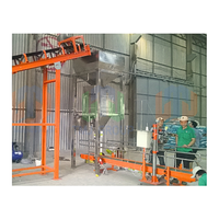 Machine d'emballage semi-automatique TBM-SG02-A pour scellage à chaud, idéale pour sacs de 10kg-50kg de sel alimentaire, engrais, granulés, PVC, plastique, sachets et sacs en papier