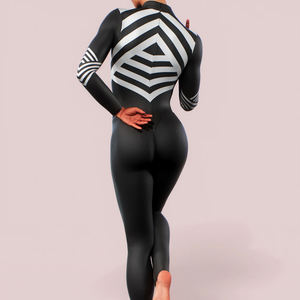 Mode décontracté femmes une pièce barboteuse d'entraînement Fitness entraînement body meilleures barboteuses de gymnastique sublimées - Product Image 5