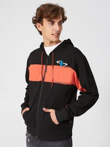 เสื้อฮู้ดดี้ผู้หญิงทรงหลวมแบบมีซิป สไตล์สตรีท ผ้าฟลีซเนื้อหนา 400gsm คุณภาพสูง พิมพ์ลายตามสั่ง ล้างสีแบบ Acid Wash สำหรับฤดูใบไม้ร่วง - Product Image 6