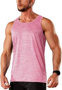 Débardeurs décontractés à séchage rapide pour hommes tricotés sans manches chemise musculaire d'entraînement pour la performance de la salle de sport t-shirts de musculation athlétique - Product Image 2