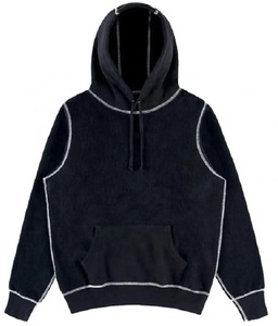 Sudadera con Capucha para Hombre, Talla Grande, para Deportes de Invierno y Entrenamientos, 100% Algodón, Teñido Liso, Resistente al Viento, Transpirable y Ecológica para Otoño - Product Image 1