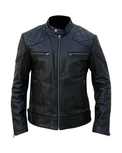 Veste en cuir Charles Biker de haute qualité Bruce Biker veste en cuir vestes en cuir personnalisées sur commande support d'hiver - Product Image 3