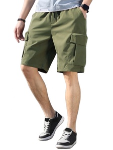 Pantalones Cortos Cargo Casuales para Hombre, Color Sólido, con Múltiples Bolsillos, Personalizables, Novedad 2026 - Product Image 2