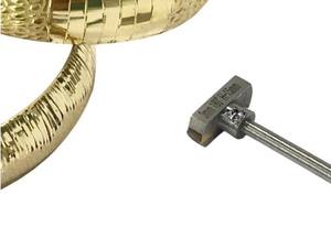 Eaglion Anneau d'outils à main 3mm 180 Outils diamantés à tête de marteau pour la fabrication de bijoux en or et argent, y compris bracelets et chaînes - Product Image 2