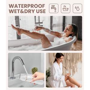 Rasoir électrique rechargeable par USB pour femmes, utilisation humide et sèche, tondeuse épilatoire pour le corps, le nez et la zone pubienne, avec design étanche - Product Image 4