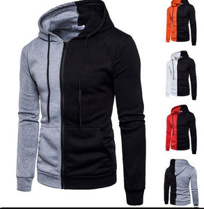 ชุดวอร์มผ้าฝ้ายมีซิปสำหรับผู้ชาย - Product Image 6