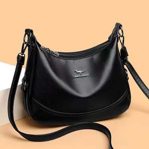 New Fashionable Simple Soft PU Women's Shoulder & Crossbody <b>Bag</b> for Travel <b>Shopping</b> Outdoor Daily Use - Product Image 1