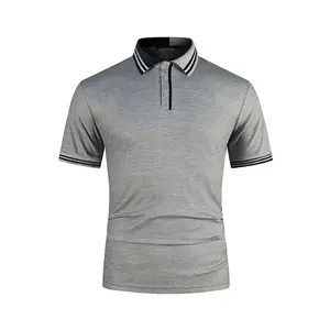 Polos en stock de alta calidad, camisetas de talla grande, con logotipo Polo, Polo de manga corta para hombre - Product Image 3