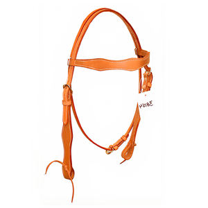Cabecera duradera de brida de caballo de cuero occidental ajustable de primera calidad para entrenamiento y espectáculos de equitación - Product Image 2
