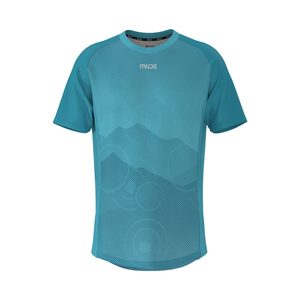 Camiseta técnica para hombre para trail running MOUNT Teal - Product Image 3