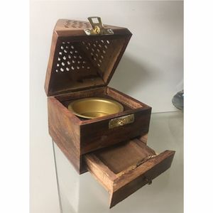 Nouveau design personnalisé de brûleur d'encens en bois pour meilleur parfum de maison relaxant et décoration taille et logo personnalisés Mubkhar - Product Image 1