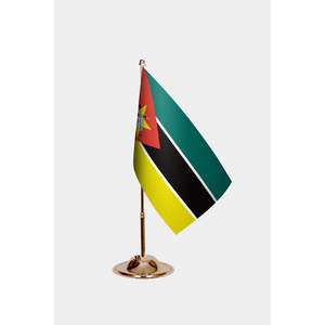 Drapeaux de bureau du Mozambique - Impression numérique personnalisée sur nylon, polyester, vinyle et plus - Product Image 2