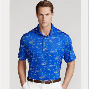 เสื้อโปโลชายพิมพ์ลายโลโก้ตามสั่ง คุณภาพสูง เสื้อผ้ากีฬากอล์ฟลำลองแบบซับลิเมชั่น ขายส่งเสื้อโปโลชาย - Product Image 5