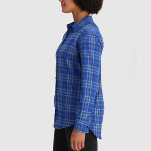 Chemise en flanelle épaissie pour hommes d'automne et d'hiver chemise boutonnée pour hommes mode épaisse chaude couleur unie à manches longues chemise en flanelle - Product Image 4