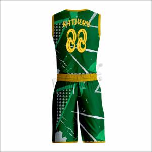 Customized <b>Basketball</b> Jersey Uniforms Light Weight <b>Basketball</b> Uniform for Team Best <b>Product</b> Polyester Made - Product Image 3