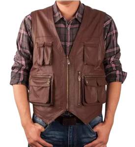 Gilet de chasse vintage marron - Product Image 1