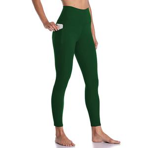 Nuevas Ideas de productos Láser Reflectante Transpirable Sin costuras Cintura alta Yoga Leggings Pantalones Deportes Fitness Pilates Desgaste para mujeres - Product Image 4