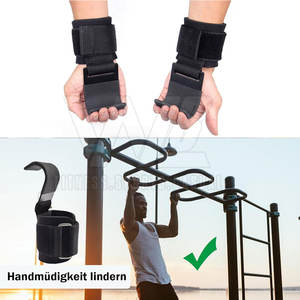 Équipement de musculation pour hommes et femmes, crochets de musculation confortables pour tractions, crochets de musculation avec néoprène - Product Image 3