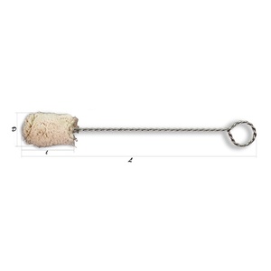 Industrial <b>Brush</b> with Pure Cotton and Galvanized Wire Bristles & Handle for Mold Lubrication (Customizable OEM/ODM) - Product Image 2