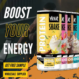 Boîte d'échantillons de boisson énergétique sans sucre, faible en gras, à base de purée de banane, protéine en poudre, 330 ml, fabrication au Vietnam, marque privée, vente chaude - Product Image 4