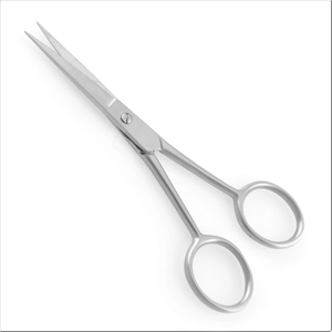 Professional Beauty Manicure Pedicure Tools Stainless Steel Straight Blade <b>Cuticle</b> <b>Trimmer</b> Durable Right-Handed Scissors Factory - Product Image 4
