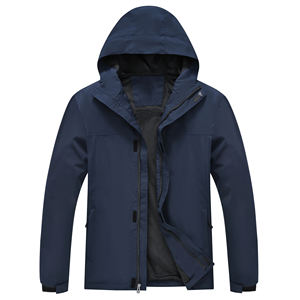 Chaquetas de hombre al aire libre personalizadas de alta calidad senderismo pesca Softshell resistente al agua cortavientos chaqueta Parkas de invierno para hombres - Product Image 2