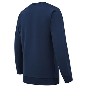 Sudadera informal azul marino para hombre 100% algodón de alta calidad Otoño Invierno manga completa sudaderas con capucha de punto transpirable corte liso talla S - Product Image 4
