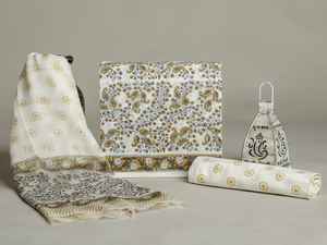 Material de vestido 100% algodón con estampado personalizado, para mujeres y niñas, todas las estaciones, disponible en tamaños en diseño floral - Product Image 5