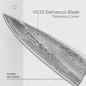 Couteau de chef Damas fait à la main Couteau de chef de cuisine Damas de qualité supérieure personnalisé en gros OEM ODM - Product Image 3