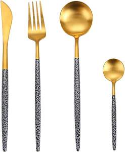 Ensemble de couverts en acier inoxydable au design antique, fabriqué à la main, élégant, vente en gros, best-seller, couverts de table à bas prix en acier inoxydable - Product Image 1