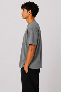 เสื้อยืดแขนสั้นลำลองคลาสสิกพอดีตัวเสื้อยืด180Gr นุ่มผ้าฝ้ายอิตาลีสร้างขึ้นเพื่อความสบายและระบายอากาศได้ดีในชีวิตประจำวัน - Product Image 3