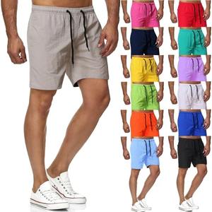 Nuevos Pantalones Cortos Bermuda Personalizados para Hombre, 100% Algodón Canvas, Secado Rápido, Largura hasta la Rodilla, Casuales, con Cordón, para Verano - Product Image 3