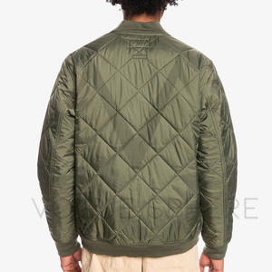 Chaqueta Bomber de Otoño para Hombre, Diseño OEM Profesional, Lona de Primera Calidad, Transpirable, Cuello Alto, Duradera, Último Diseño - Product Image 3