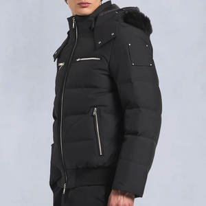 Chaqueta de Invierno Acolchada con Capucha Desmontable y Logotipo Personalizado, Chaqueta de Plumón para Hombre, Chaqueta Bomber de Burbuja, Chaqueta de Invierno - Product Image 3