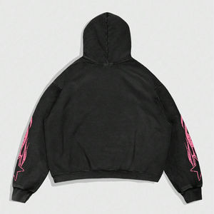 Sudadera con capucha personalizada para hombre, sudaderas con capucha a medida para equipos universitarios DTG DTF, bordado por sublimación, acento de diamantes de imitación, envío mundial seguro - Product Image 2