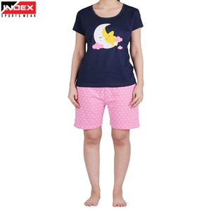 Ensemble T-shirt et short pour femmes de sport, vente en gros, approvisionnement personnalisé, OEM ODM, coton de haute qualité - Product Image 1