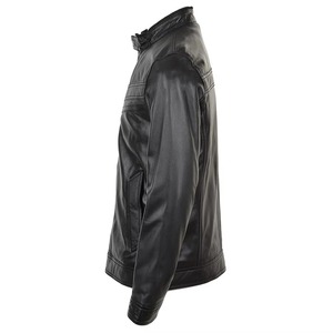 Veste de moto rétro vintage en cuir pour hommes, coupe ajustée, streetwear personnalisé, manteau de motard, veste d'extérieur à la mode pour hommes - Product Image 2