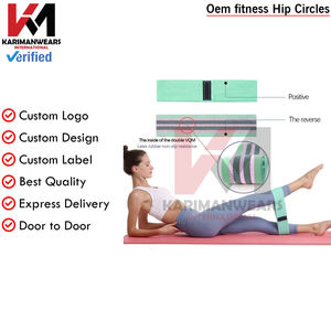 Fitness Elastic Bands Non slip Pilates Hip Circle Glutes <b>Thighs</b> Portable Elastic Bands Gym Yoga Workouts Resistance Training - Product Image 5