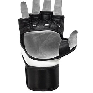 Guantes de boxeo para hombre con logotipo personalizado de alta calidad de cuero PU para entrenamiento de MMA y puñetazos hechos en Pakistán - Product Image 6