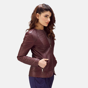 New Arrival Women's PU Leather <b>Jackets</b> in Wholesale Rate Winter Wear Casual Style Genuine Women's Leather <b>Jackets</b> - Product Image 1