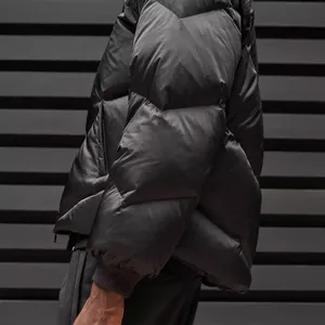 Chaqueta Acolchada de Moda Personalizada OEM de Fabricantes Originales, Chaqueta de Plumón Ligera de Invierno para Exteriores, Cortavientos para Hombre - Product Image 3