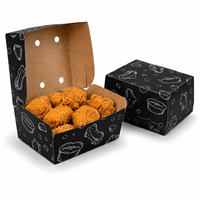 Boîte à poulet frit personnalisée en gros, emballage alimentaire jetable pour restaurant, plats à emporter, collation, Caja de Pollo Frito