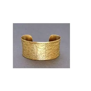 Peça antiga latão caneta titular Moda Jóias Open Cuff Pulseiras mão licitação pulseira e pulseiras mão feita bronze simples