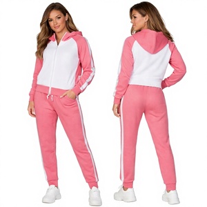 Conjunto Deportivo Personalizado para Mujer, Sudadera con Capucha y Pantalones Jogger, Dos Piezas, Ropa Deportiva Casual, Ajustada, Estilo Urbano - Product Image 1