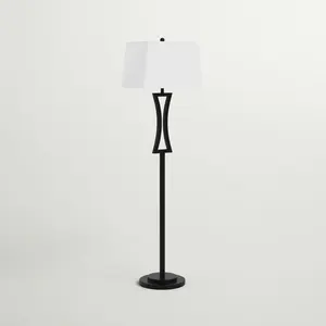 Modern Simple look new Hotel Indoor Standing Floor <b>Lamp</b> With Fabric Shades customized size new Floor <b>Lamp</b> from India 2022 decor - Product Image 6